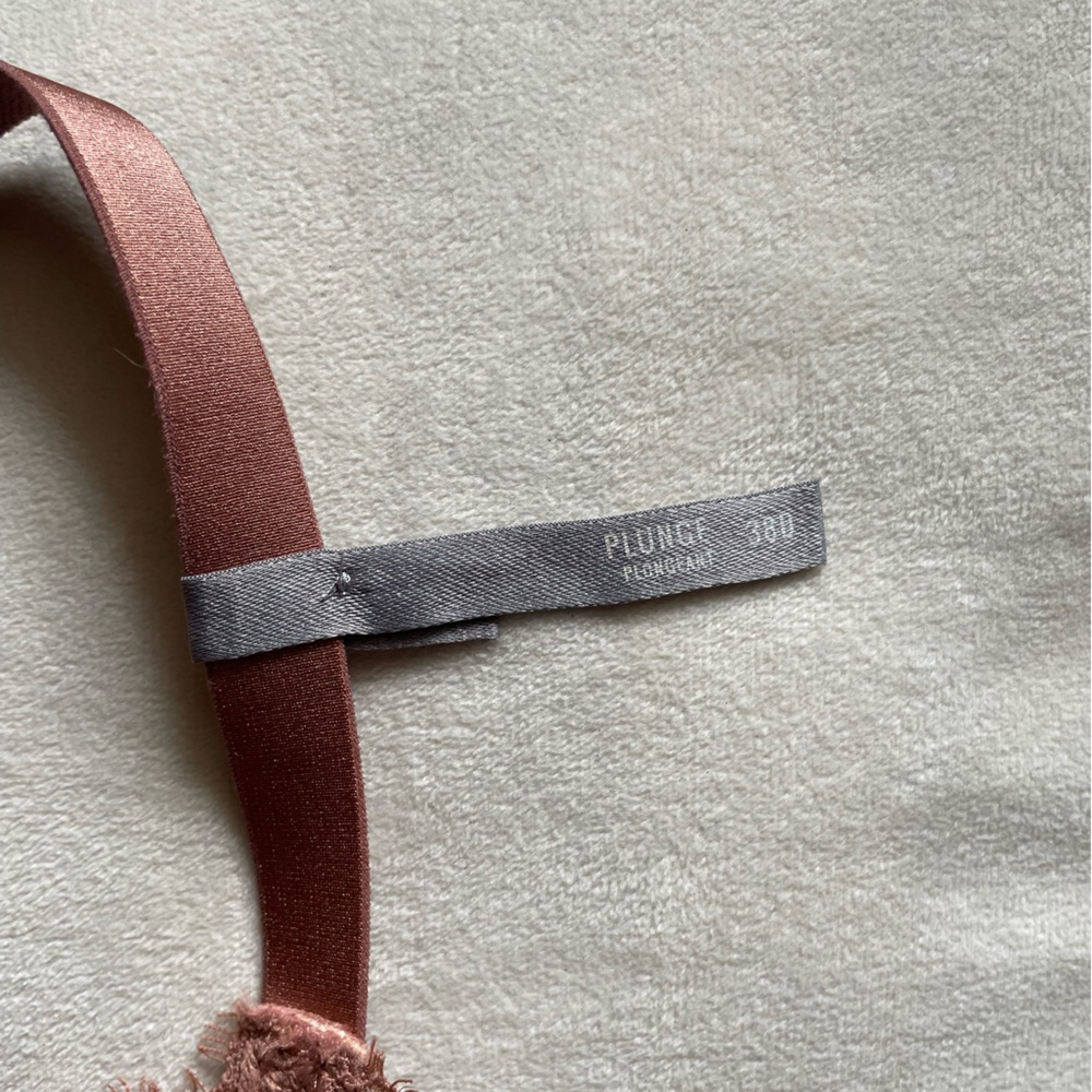 Aerie Real Power Wireless Push Up Eyelash Lace Bra - Dusty Rose - Picture 4 of 8
